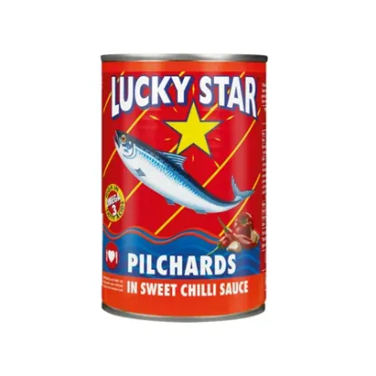 LUCKY STAR PILCHARDS IN SWT CHILLI 400G